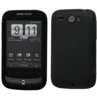 Silikon Skin schwarz für HTC Wildfire