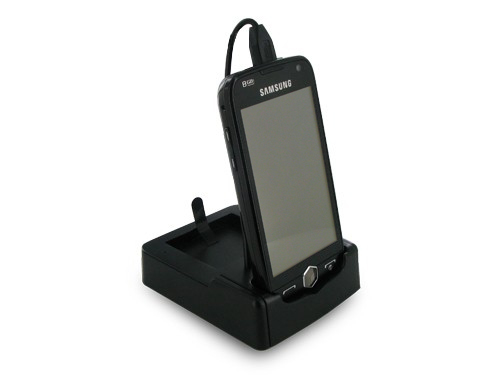 Dockingstation mit AKKUSCHACHT Samsung i8000 Omnia II