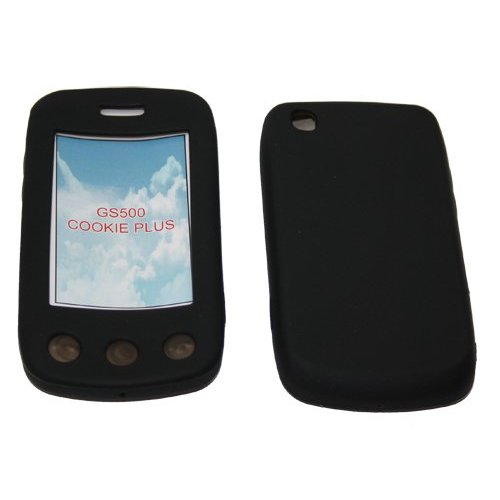 Melkco Silikon Case für LG GS500 Cookie plus in schwarz