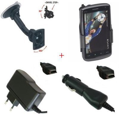 Autohalterung Halter SET für HTC Touch HD / Blackstone