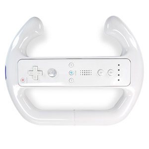 Lenkrad für Nintendo Wii in weiss