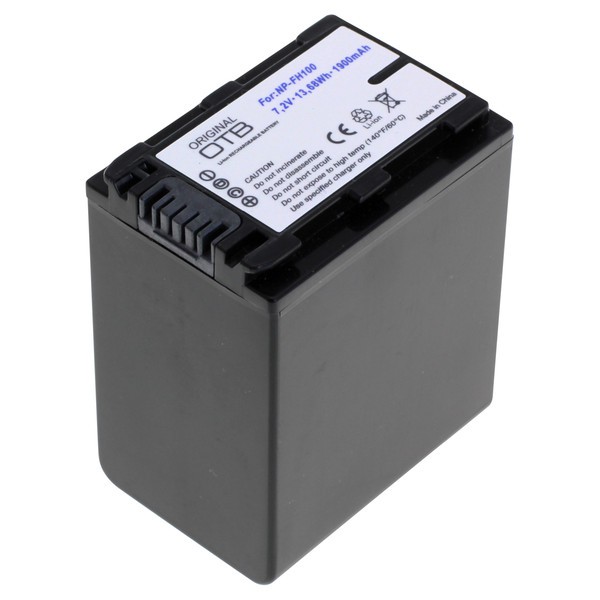 OTB Ersatz Akku Np-fh100 / Fp100 Li-ion F&uuml;r Sony Dcr-dvd106 / Dcr-dvd106e Accu