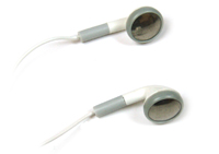 Headset für Apple iPhone 3,5mm Klinke stereo weiß