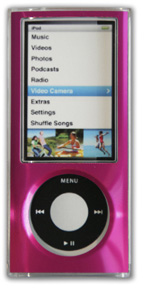 Crystal Hardcover Aluminium magenta für iPod Nano 5