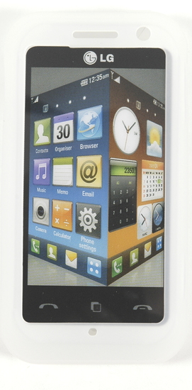LG mobile CCR-200 Silikon Case weiss für LG KM900 Arena