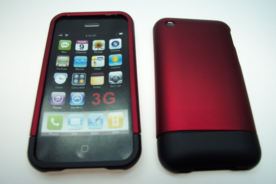 Crystal Case für Apple iPhone 3G / 3Gs in Titan Rot