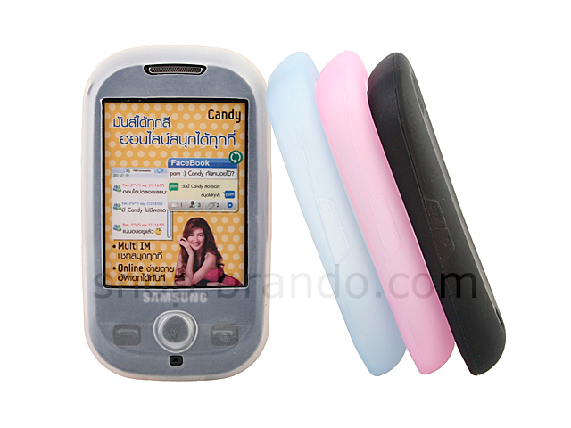 Brando Silikon Case black für Samsung S3650 Corby