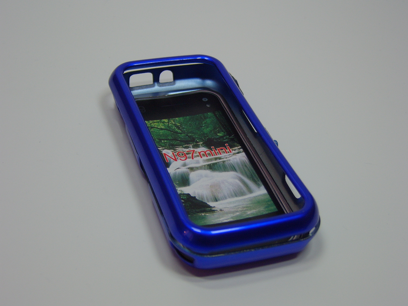 Crystal Case Metallic-Blau für Nokia N97 Mini