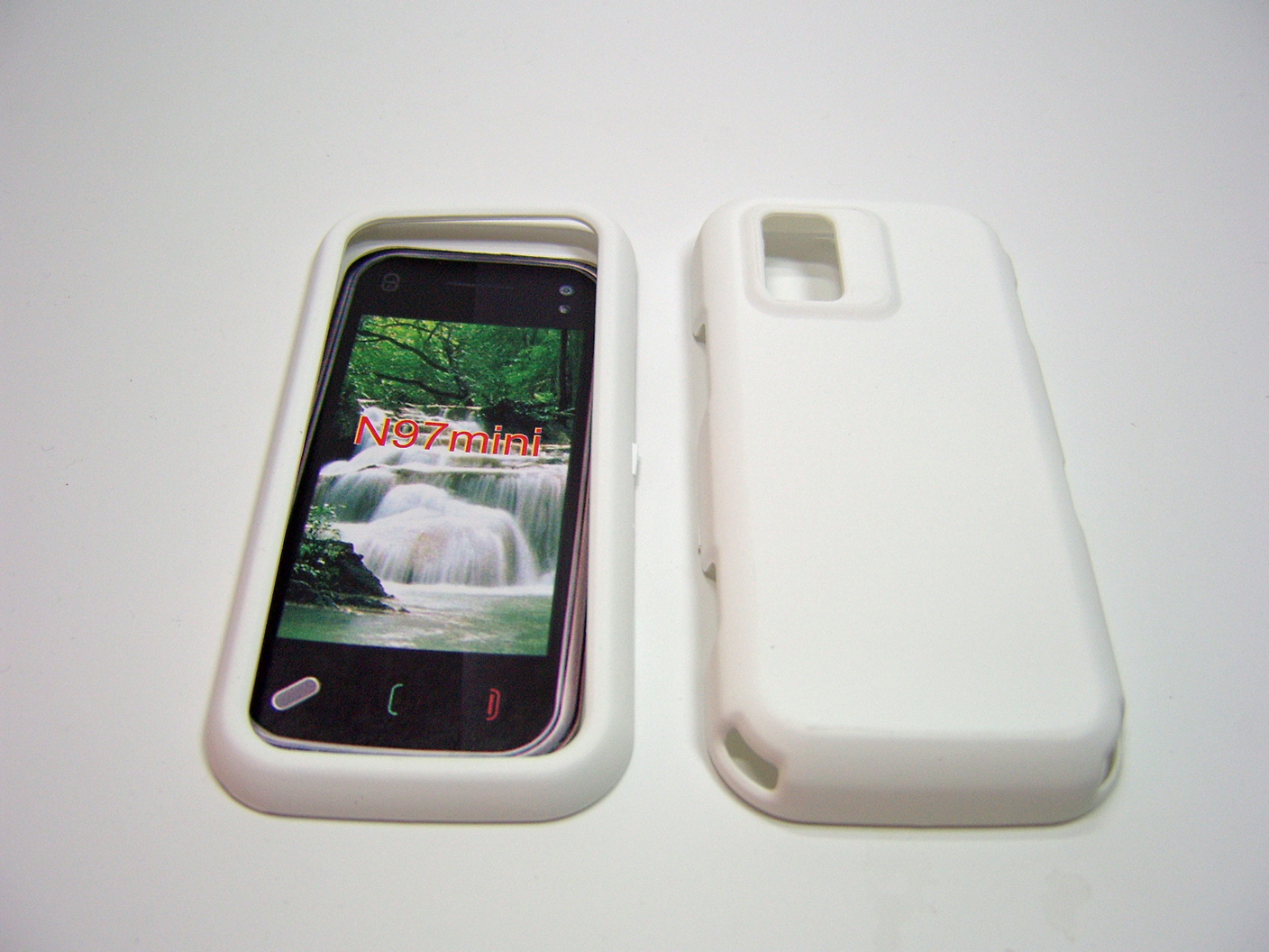 Crystal Case weiss für Nokia N97 Mini
