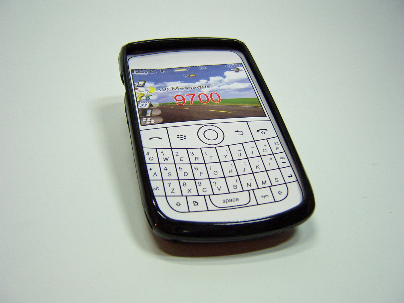 Protector Case für Blackberry 9700 in schwarz