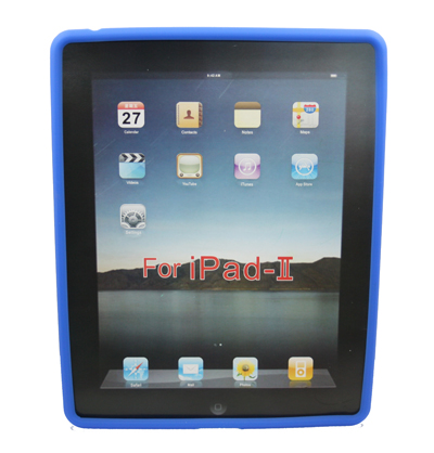 Silikon Case blau für Apple iPad 2