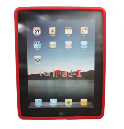 Silikon Case rot für Apple iPad 2