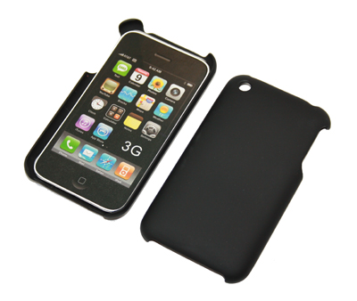 Crystal Case einteilig schwarz für iPhone 3G