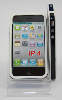 Bumper weiß schwarz für Apple iPhone 4