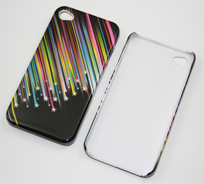 Clip On Cover rainbow für HTC Desire HD Rückschale