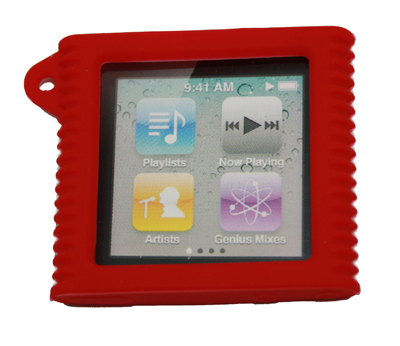 Silikon Case rot für Apple iPod Nano 6