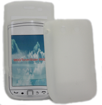 Silikon Case weiß für BlackBerry 9800