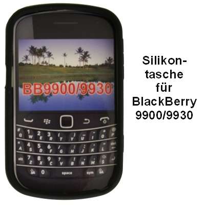 Silikon Case schwarz / BlackBerry 9900