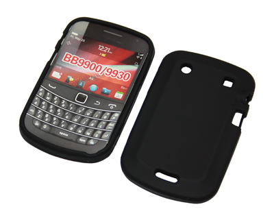 Silikoncase für BlackBerry 9900 schwarz