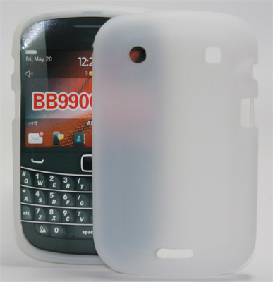 Silikoncase für BlackBerry 9900 weiss