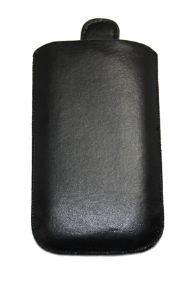 Etui Tasche E m. Ausziehhilfe vorn gepolstert schwarz