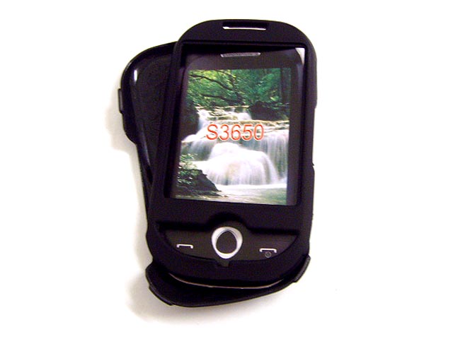 Crystal Case Black für Samsung S3650 Corby