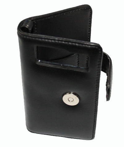 Book Tasche schwarz für Samsung S8500 Wave