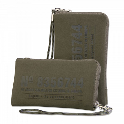 Bugatti SoftCase olive M mit EasyCleaning Effekt