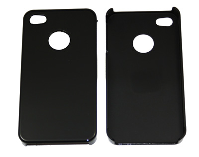 Crystal Case schwarz für Apple iPhone 4 / IV / 4G