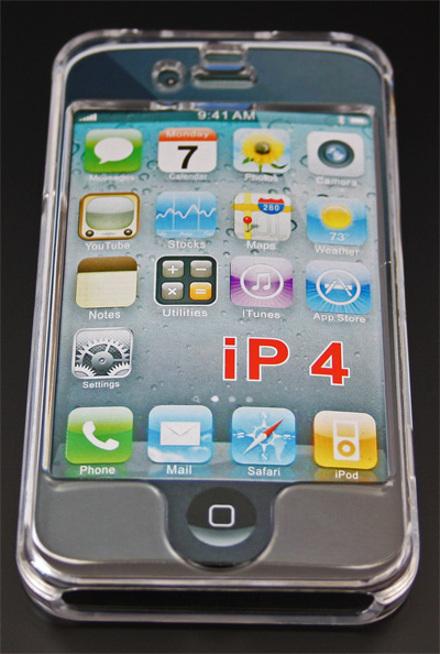 Crystal Case transparent für Apple iPhone 4 / IV / 4G