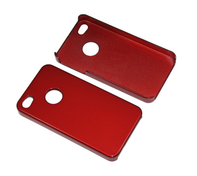 Crystal Case rot für Apple iPhone 4 / IV / 4G