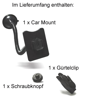 CarMount Autohalterung für alle EIXO-Taschen