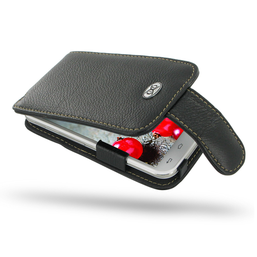 EIXO Flip Ledertasche für LG P715 Optimus L7 II Dual