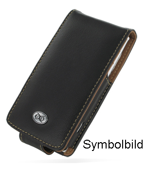 Eixo BiColor Flip Tasche dunkelbraun HTC Legend A6363