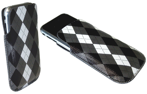 Design Karo Etui Pouch Tasche S