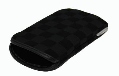 Neopren Tasche Slimcase Karo black Size S