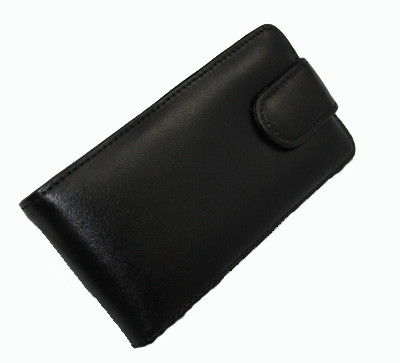Flip Tasche schwarz für Samsung S8500 Wave
