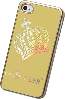 GLÖÖCKLER BRILLANT Cover GOLD für iPhone 4