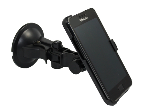 Haicom Schale + Saughalter für Samsung I9100 Galaxy S 2