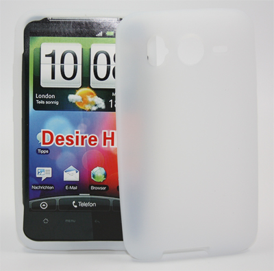 Silikon Case weiss für HTC Desire HD
