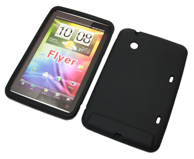 Silikon Case schwarz für HTC Flyer