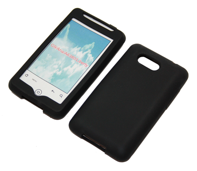 Silikon Case schwarz für HTC Gratia / G9 / A6380 / Aria