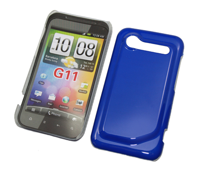 Crystal Case einteilig blau für HTC Incredible S