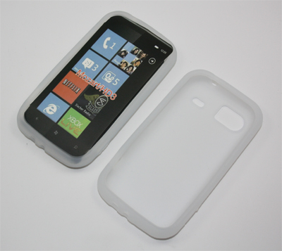 Silikon Case weiß für HTC Mozart 7