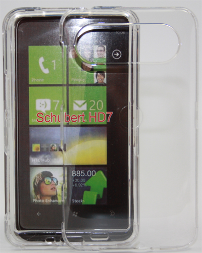 Crystal Case transparent für HTC HD 7 / Schubert