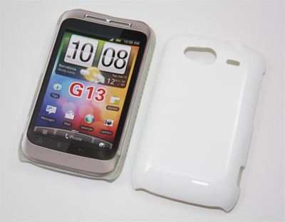 Crystal Case einteilig weiß für HTC Wildfire S