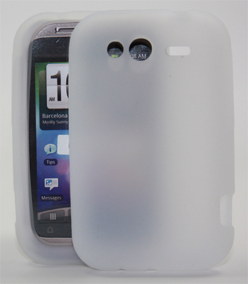 Silikon Case für HTC Wildfire S in weiß