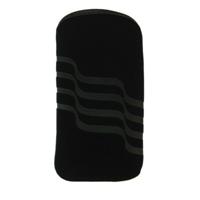 Neopren Pouch Case Wellendesign schwarz 017180 Größe S