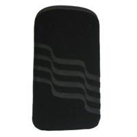 Neopren Pouch Case Wellendesign schwarz 017182 Größe M