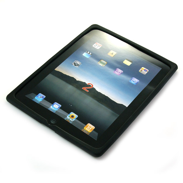 Silicon Case schwarz für Apple iPad II